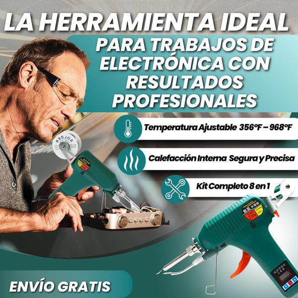 PISTOLA DE SOLDADURA – ¡PRECISIÓN Y POTENCIA EN TUS MANOS!