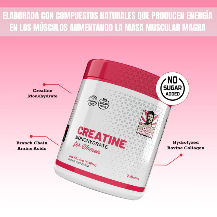 CREATINA MONODRITADA PARA MUJERES 100% ¡ENVÍO GRATIS! 💎