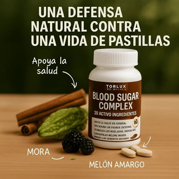 BLOOD SUGAR COMPLEX | CONTROL GLUCÉMICO CON INGREDIENTES NATURALES!