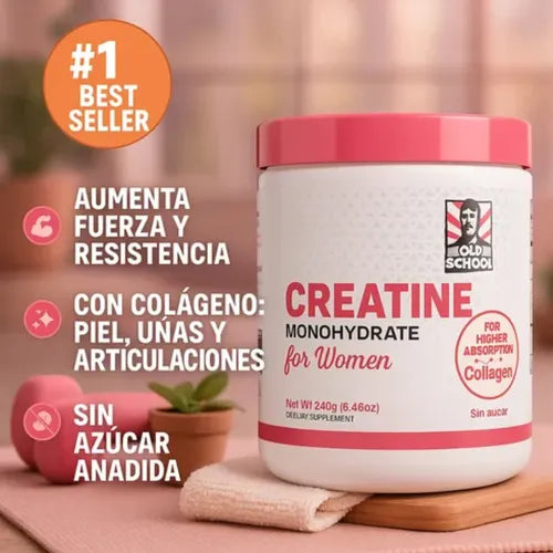 CREATINA MONODRITADA PARA MUJERES 100% ¡ENVÍO GRATIS! 💎