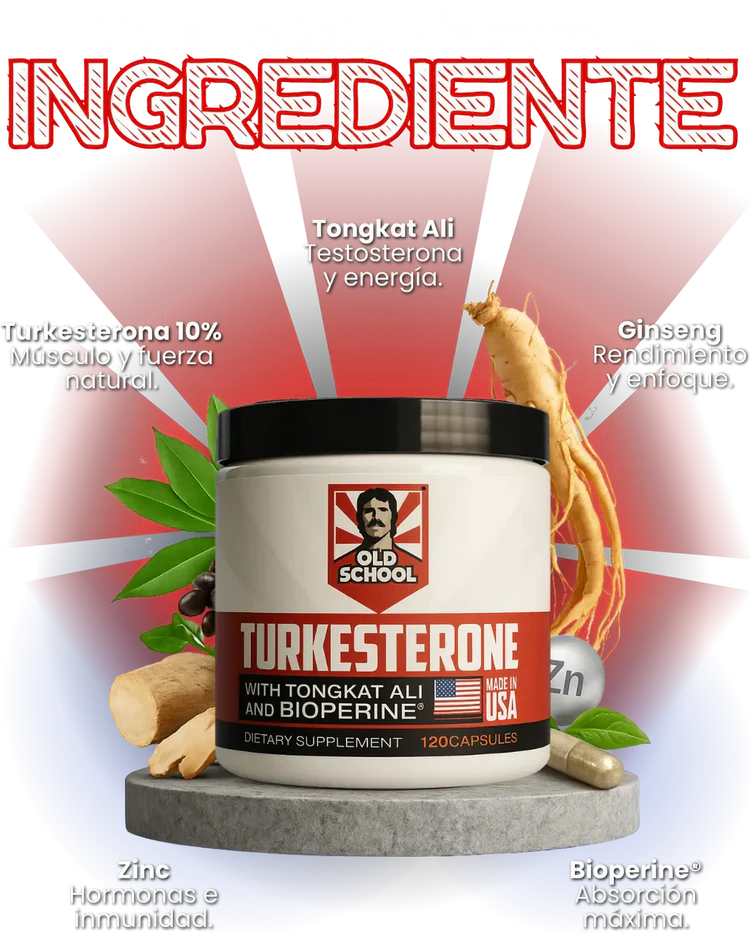 TURKESTERONE PREMIUM OLD SCHOOL LABS™ + ENVÍO GRATIS💎